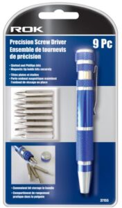 PRECISION SCREWDRIVER SET 9 PIECE
