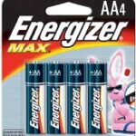 MAX ALKALINE BATTERY AA 4 PACK