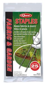 FABRIC / GARDEN STAPLES 4IN 25 PACK