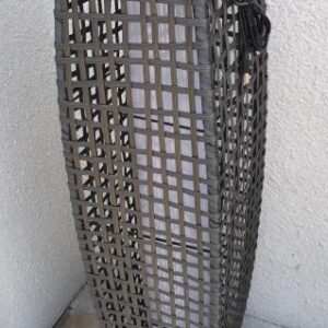 SOLAR FLOOR LAMP RATTAN