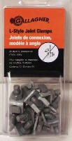L-STYLE JOINT CLAMP GALVANIZED 10PK