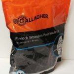 WOOD POST PINLOCK INSULATOR 25 PACK
