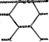 POULTRY NETTING 1-IN X 4 X 50-FT