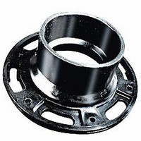 ABS ADJUSTABLE CLOSET FLANGE 4X3IN