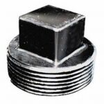 ABS THREADED PLUG WITH GASKET 1-1/2