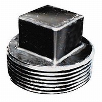 ABS THREADED PLUG WITH GASKET 1-1/2