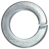 LOCK WASHER SPLIT ZINC 1/4-IN