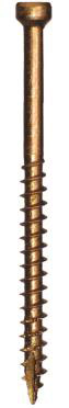 TRIM SCREW #8 2 1/2-IN GREY 100 PC