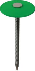 PLASTIC CAP NAIL 2-IN 1500 PACK