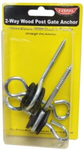 WOOD POST GATE ANCHOR 2-WAY 2 PACK