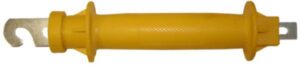 RUBBER GATE HANDLE YELLOW
