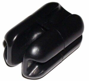 CORNER INSULATOR BLACK 10 PK