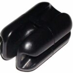 CORNER INSULATOR BLACK 10 PK