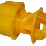 ROD POST INSULATOR YELLOW 25 PK