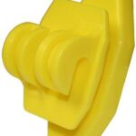 WOOD POST CLAW INSULATOR YELLOW