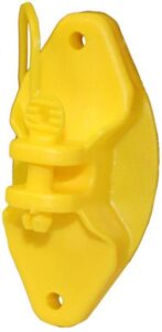 PINLOCK INSULATOR YELLOW 25 PACK