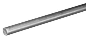ROUND STEEL ROD ZINC 1/4 X 36IN
