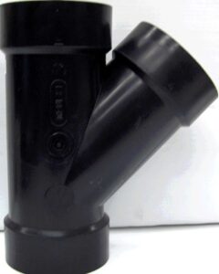 ABS WYE 45 DEGREE 4-IN