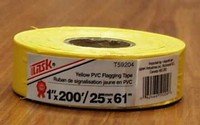 FLAGGING TAPE YELLOW 1-IN X 200-FT