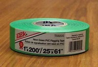 FLAGGING TAPE NEONGRN 1-IN X 200-FT