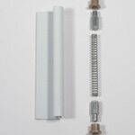 SCREEN DOOR HINGE SET WHITE