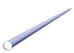 SUPPORT SYSTEM METAL ROD 12FT