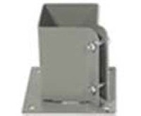 POST HOLDER BOLT DOWN BLACK 4X4-IN