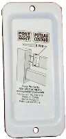 WOOD CONNECTOR PLATE WHITE 2 X 4-IN