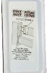 WOOD CONNECTOR PLATE WHITE 2 X 4-IN