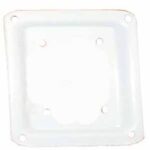 WOOD CONNECTOR PLATE WHITE 4 X 4-IN