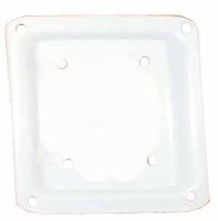 WOOD CONNECTOR PLATE WHITE 4 X 4-IN