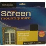 PATIO DOOR SCREEN BLACK 24 X 84-IN