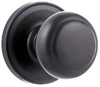 TROY KNOB PASSAGE IRON BLACK