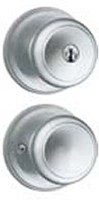 TROY KNOB KEYED SATIN CHROME