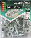 WALLDRILLER ZINC #8L 1-1/2IN 25PK