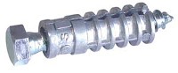 LAG SHIELD 1/4IN S BOLT 1-1/2IN 2PK