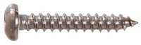 MACHINE SCREW PAN SS 8X3/4 100PK