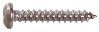 MACHINE SCREW PAN SS 10X2 100PK