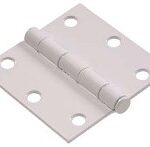 DOOR HINGE WHITE 3 1/2-IN