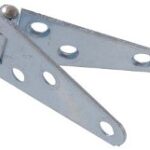 STRAP HINGE ZINC LIGHT DUTY 4IN 2PK