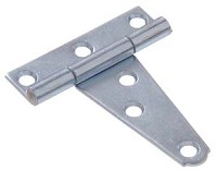 T HINGE ZINC LIGHT DUTY 3-IN 2 PACK