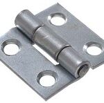 HINGE FIXED PIN ZINC 2-1/2IN 2 PACK