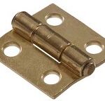 HINGE FIXED PIN BRASS 2-IN 2 PACK