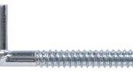 GATE SCREW HOOK ZINC 5/8 X 5-IN