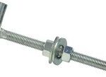 GATE BOLT HOOK ZINC 3/4 X 10-IN