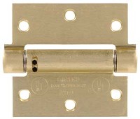SPRING HINGE SATIN BRASS FXD PN4-IN