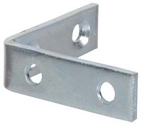 CORNER BRACE ZINC 2-1/2 X 5/8-IN