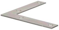 CORNR IRON FLAT ZINC 2 X 3/8-IN 4PK