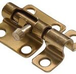 BARREL BOLT ZINC / YELLOW 3-IN