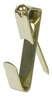 PICTURE HANGER BRASS 30-LB 6 PACK